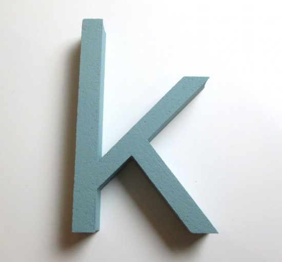 styrofoam-letter-k