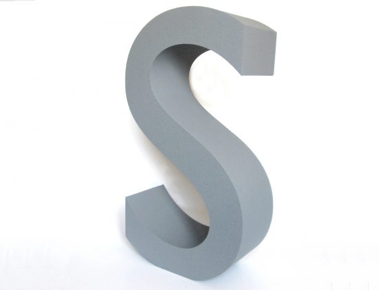 Painted Polystyrene Letters - POLYSTYRENE LETTERS & LOGOS